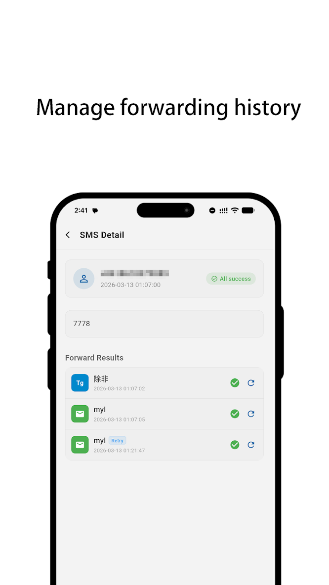 SMS Forwarder Pro screenshot 4