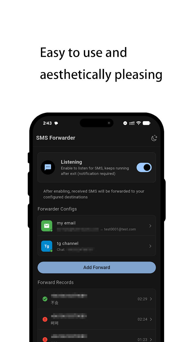 SMS Forwarder Pro screenshot 5